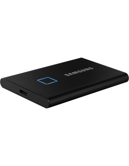 Внешний портативный SSD накопитель Samsung Portable SSD T7 Touch, 2 TB, Чёрный (MU-PC2T0K/WW)