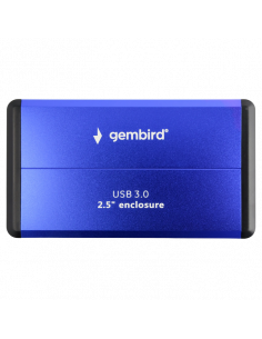 Carcasă externă Gembird EE2-U3S-2-B, Albastru (EE2-U3S-2-B)