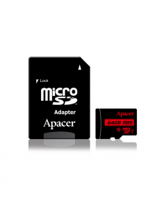 Card de Memorie Apacer microSDHC UHS-I U1 Class 10, 64GB (AP64GMCSX10U5-R)
