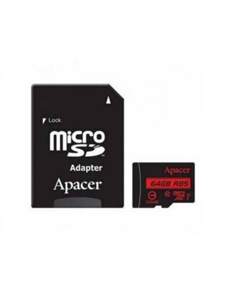 Card de Memorie Apacer microSDHC UHS-I U1 Class 10, 64GB (AP64GMCSX10U5-R)