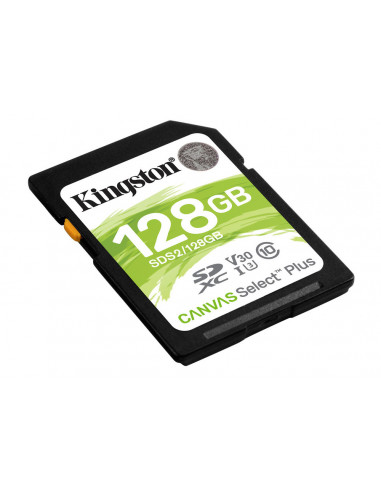 Карта памяти Kingston Canvas Select Plus, 128Гб (SDS2/128GB)