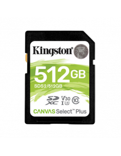 Карта памяти Kingston Canvas Select Plus, 512Гб (SDS2/512GB)
