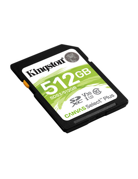 Карта памяти Kingston Canvas Select Plus, 512Гб (SDS2/512GB)