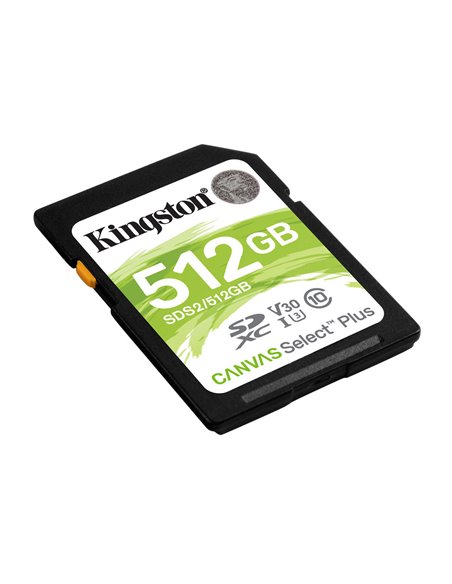 Карта памяти Kingston Canvas Select Plus, 512Гб (SDS2/512GB)