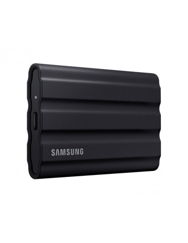 Внешний портативный SSD накопитель Samsung Portable SSD T7 Shield, 1 ТБ, Чёрный (MU-PE1T0S/WW)