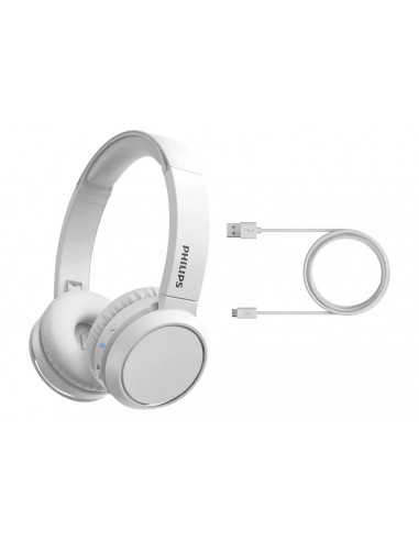 Căști Philips TAH4205WT/00, Alb