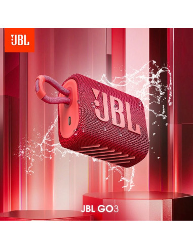 Boxă portabilă JBL GO 3, Roșu