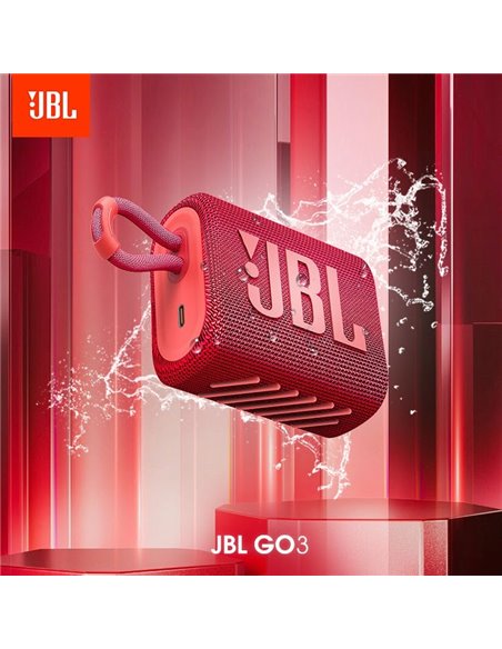 Портативная колонка JBL GO 3, Красный Портативная колонка JBL GO 3, Красный