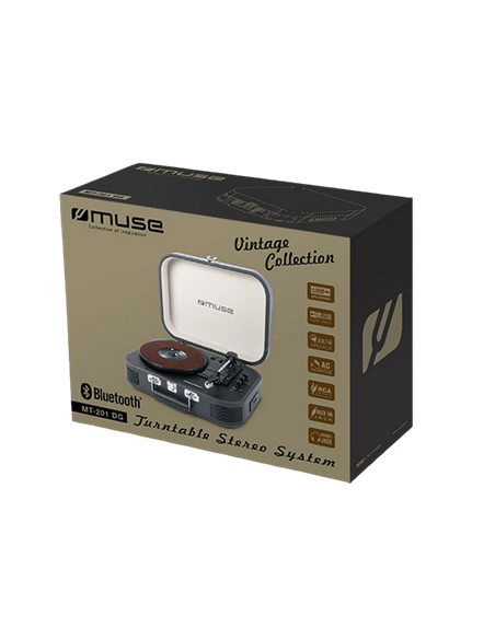 Аудиосистема MUSE MT-201 GLD, Чёрный
