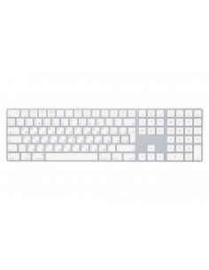 Клавиатура Apple Magic Keyboard with Numeric Keypad, Беспроводное, Белый