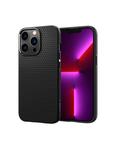 Чехол Spigen iPhone 13 Pro Max, Liquid Air, Матовый черный