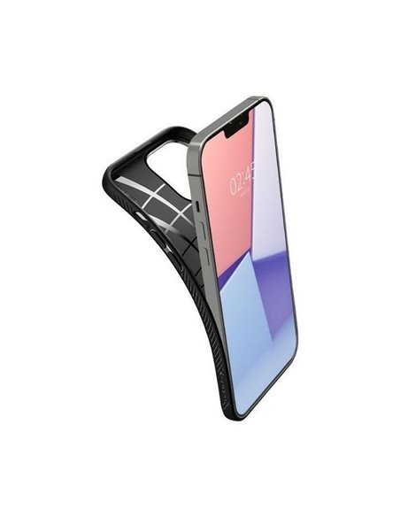 Husă Spigen iPhone 13 Pro Max, Liquid Air, Negru mat