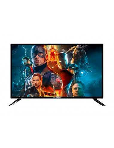 43" LED SMART Телевизор VOLTUS VT-43FS5000, 1920x1080 FHD, Android TV, Чёрный