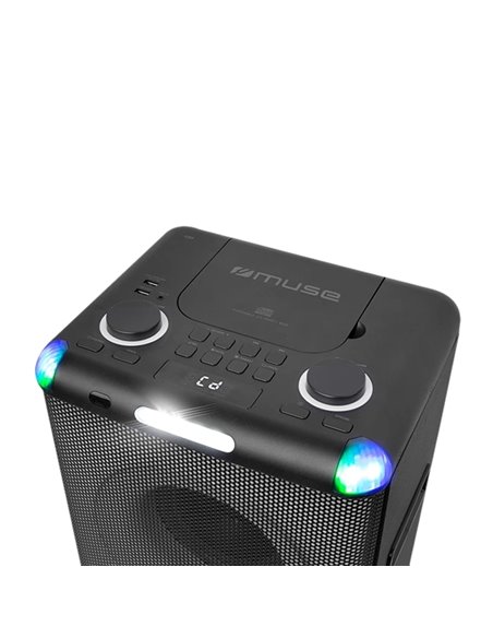 Портативная колонка MUSE M-1958 DJ, Чёрный