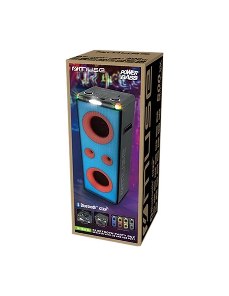 Boxă portabilă MUSE M-1958 DJ, Negru