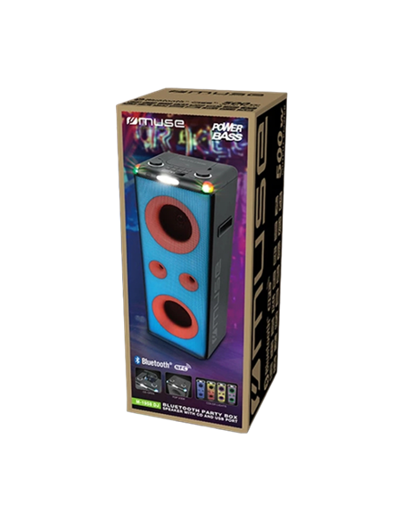 Портативная колонка MUSE M-1958 DJ, Чёрный