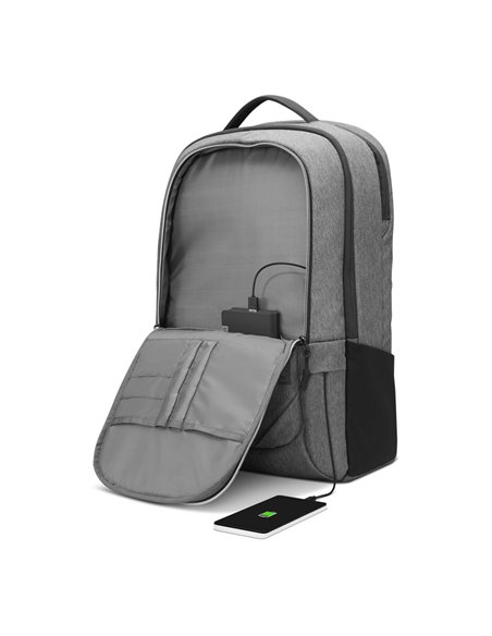 Rucsac pentru Laptop Lenovo Business Casual, 17", Poliester, Gri