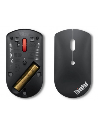 Mouse Wireless Lenovo ThinkPad Bluetooth Silent Mouse, Negru