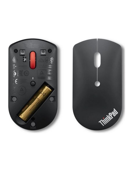 Mouse Wireless Lenovo ThinkPad Bluetooth Silent Mouse, Negru