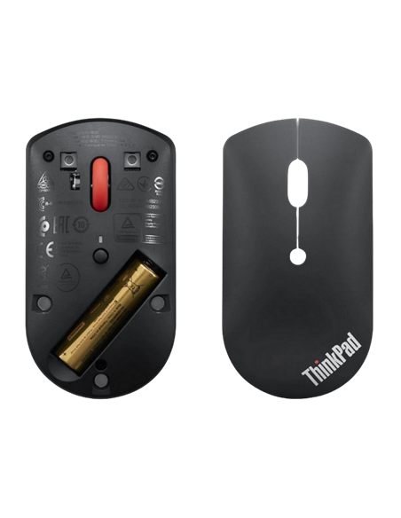 Беcпроводная мышь Lenovo ThinkPad Bluetooth Silent Mouse, Чёрный