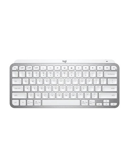 Клавиатура Logitech MX Keys Mini, Беспроводное, Бледно-серый