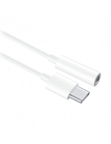 Audio Adaptor Huawei CM20, USB Type-C/3.5 mm (F), 0,09m, Alb