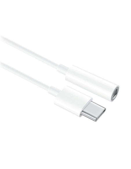 Audio Adaptor Huawei CM20, USB Type-C/3.5 mm (F), 0,09m, Alb