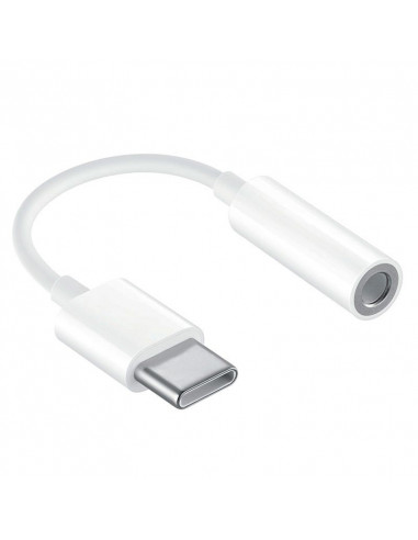 Audio Adaptor Huawei CM20, USB Type-C/3.5 mm (F), 0,09m, Alb