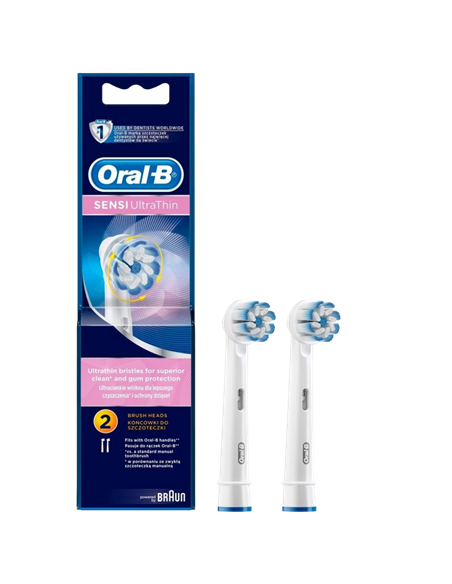 Duză pentru periuța de dinți electrică BRAUN Sensi UltraThin, Alb