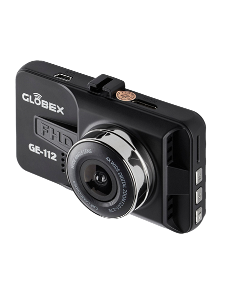 Cameră auto DVR Globex GE-112, Full-HD 1080P, Negru