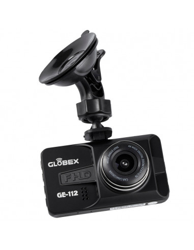 Cameră auto DVR Globex GE-112, Full-HD 1080P, Negru