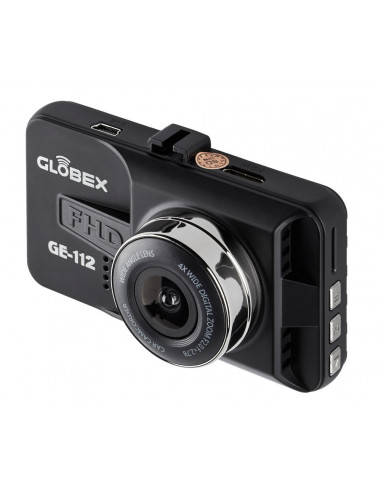 Автомобильный видеорегистратор Globex GE-112, Full-HD 1080P, Чёрный