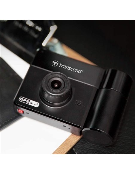 Автомобильный видеорегистратор Transcend DrivePro 550, Full-HD 1080P, Чёрный