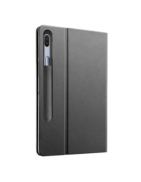 Универсальный чехол для ноутбука Cellularline Folio - Galaxy Tab S7 FE / S7+, 12,4", Искусственная кожа, Чёрный