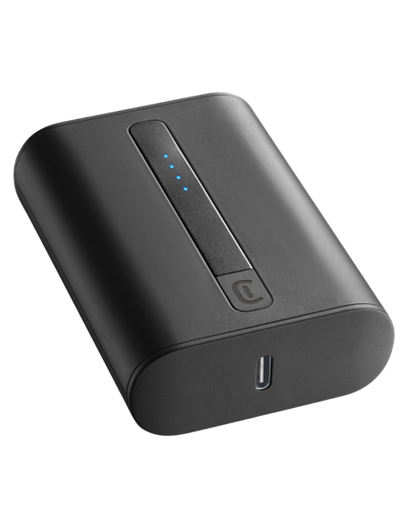 Acumulator extern Cellularline Thunder, 10000mAh, Negru