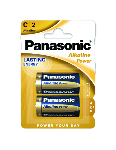 Батарейки Panasonic LR14REB, C, 2шт.