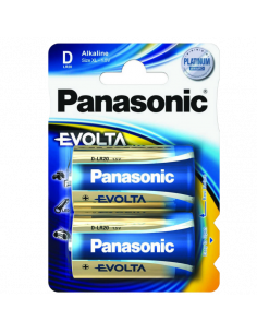 Батарейки Panasonic LR20EGE, D, 2шт.