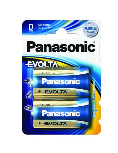 Baterii Panasonic LR20EGE, D, 2buc.