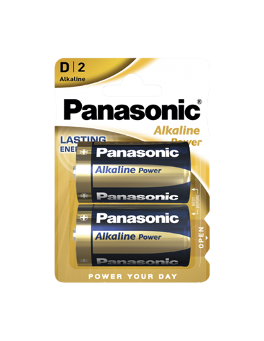 Батарейки Panasonic LR20REB, D, 2шт.