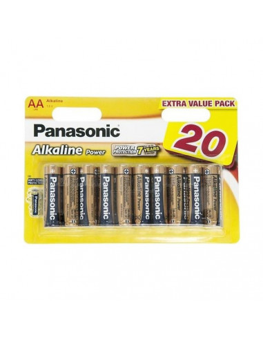 Батарейки Panasonic LR6REB, AA, 20шт.