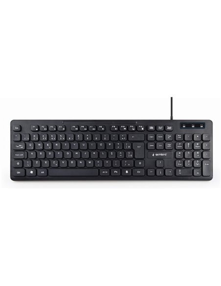 Клавиатура Gembird KB-MCH-04-RU, Проводное, Чёрный