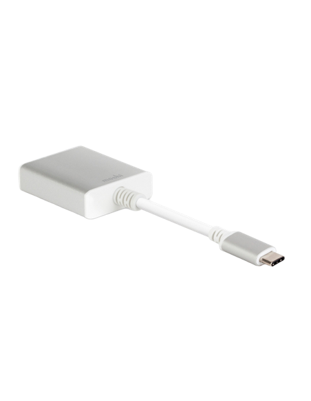 Adaptor Video Moshi USB-C to VGA Adapter, USB Type-C/VGA D-Sub, Alb