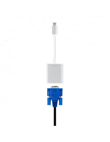 Видеоадаптер Moshi USB-C to VGA Adapter, USB Type-C/VGA D-Sub, Белый