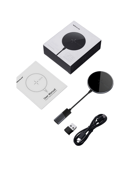 Încărcător wireless Nillkin MagSlim, 10W, Negru