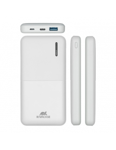 Acumulator extern RivaCase VA2531, 10000mAh, Alb