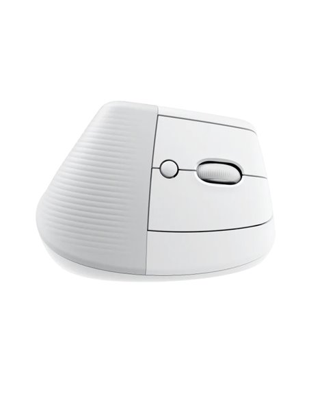 Mouse Wireless Logitech Lift Vertical, Alb