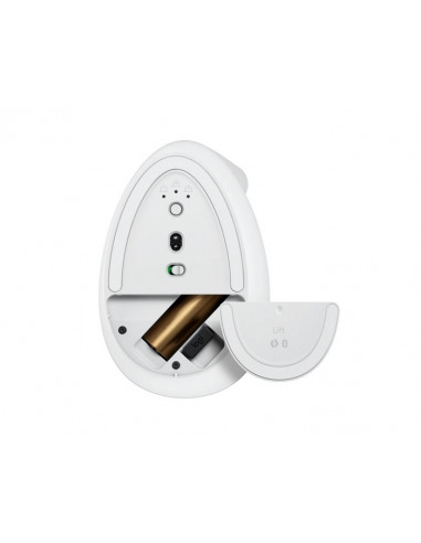 Mouse Wireless Logitech Lift Vertical, Alb