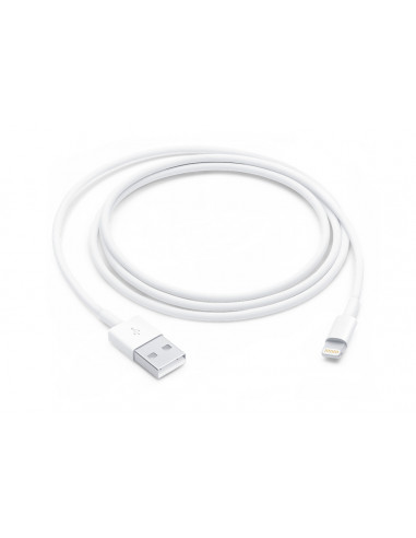 Cablu încărcare și sincronizare Apple A1480, USB Type-A/Lightning, 1m, Alb