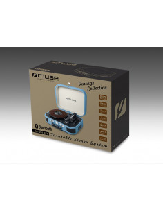 Виниловый проигрыватель MUSE MT-201 BTB, Синий 2