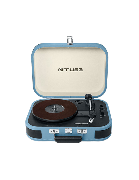 Виниловый проигрыватель MUSE MT-201 BTB, Синий